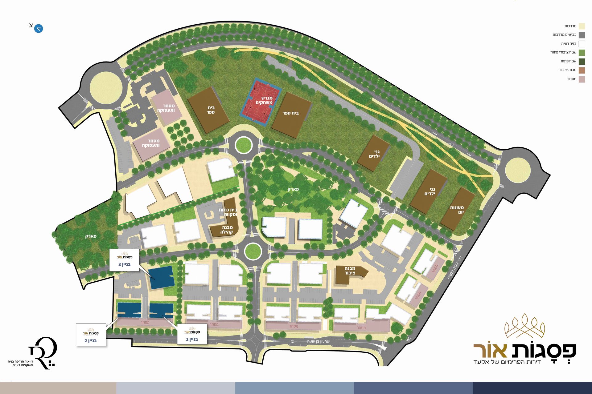 מפת רובע A אלעד