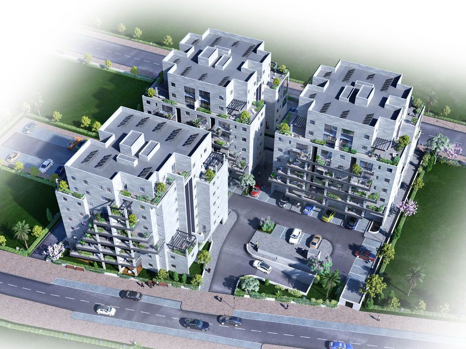 פסגות-אור אלעד - מבט עילי