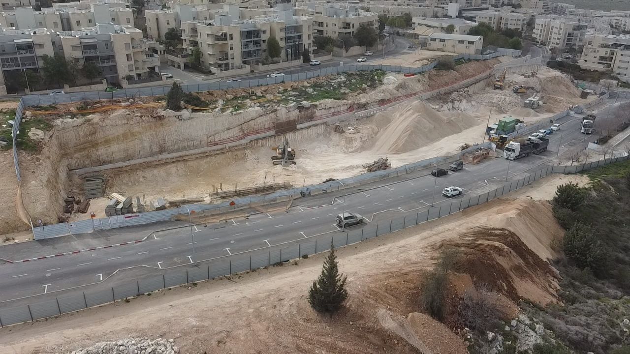 מודיעין - צילום רחפן התקדמות בנייה