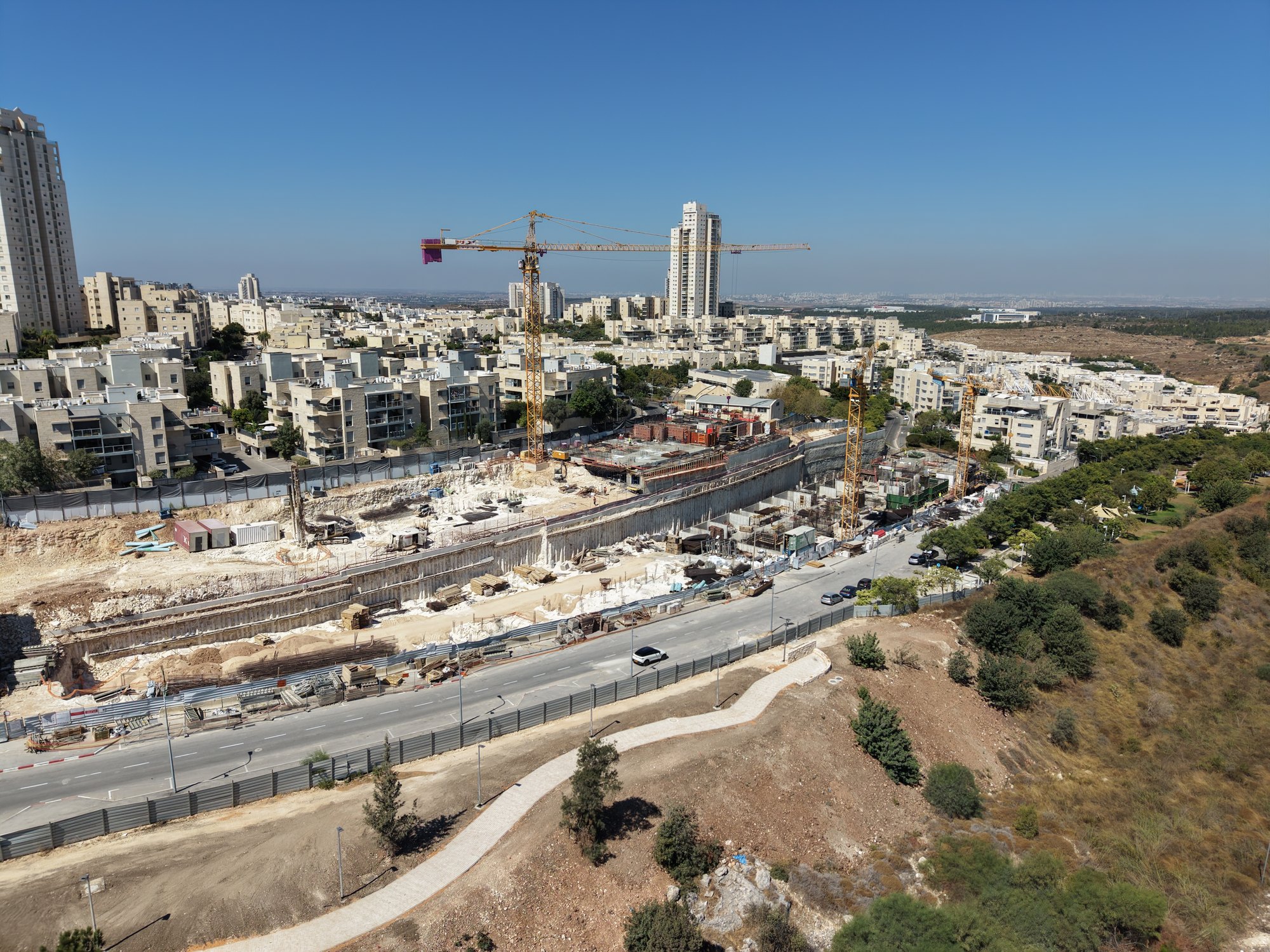 Modi'in - drone photo, site overview, August 2026