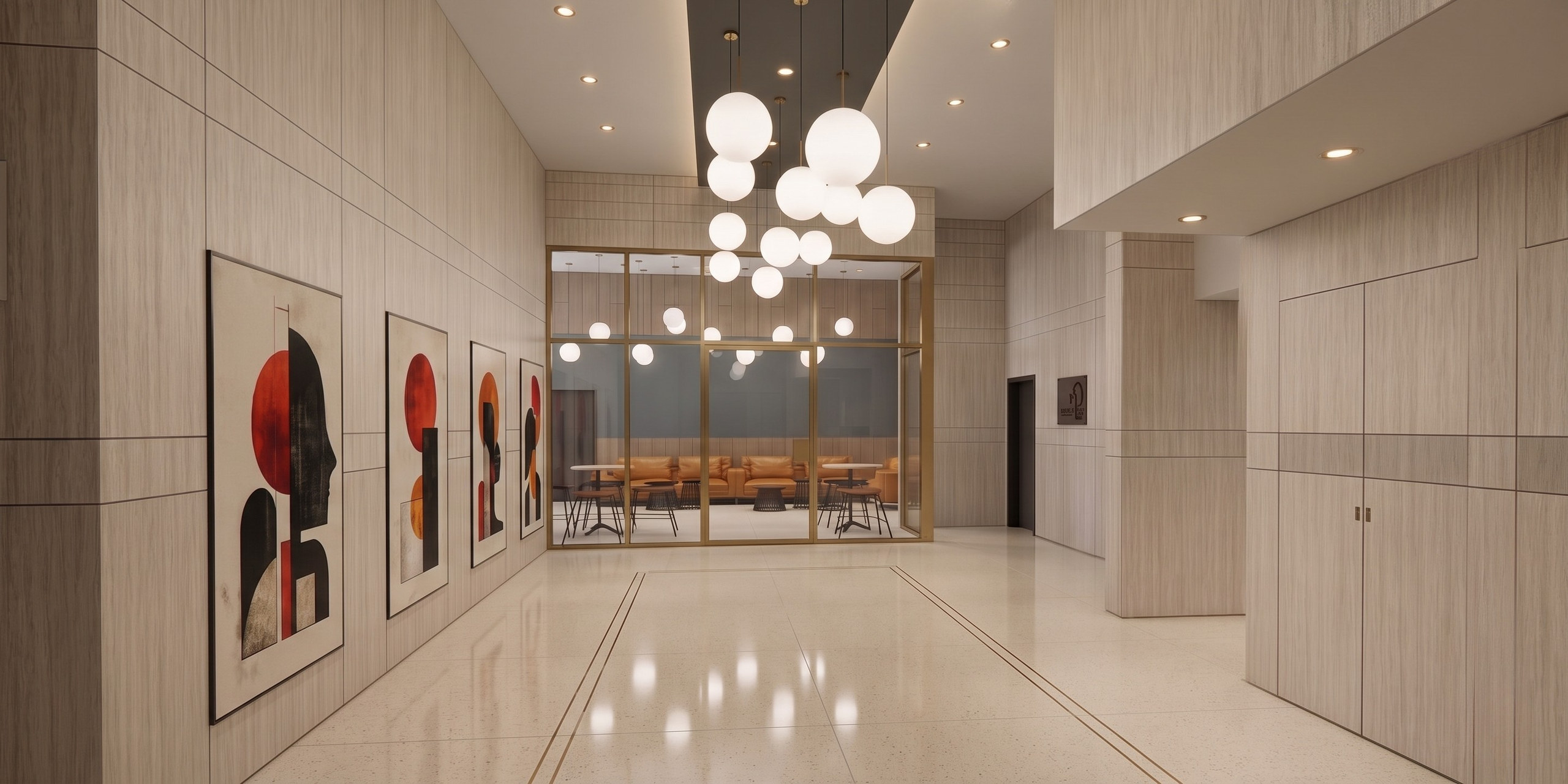 Pisgot-Or Netanya — entrance lobby rendering